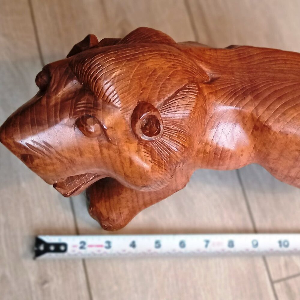 Massive Wooden Lion